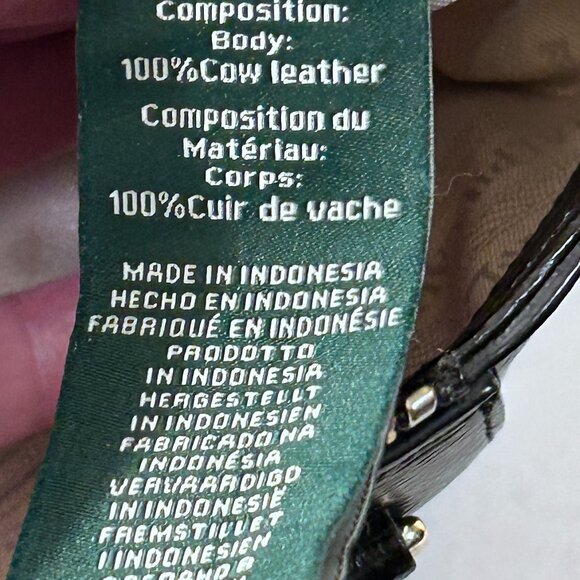 Lauren Ralph Lauren Saffiano Stefanie II Satchel Top Handle Leather - Picture 11 of 14